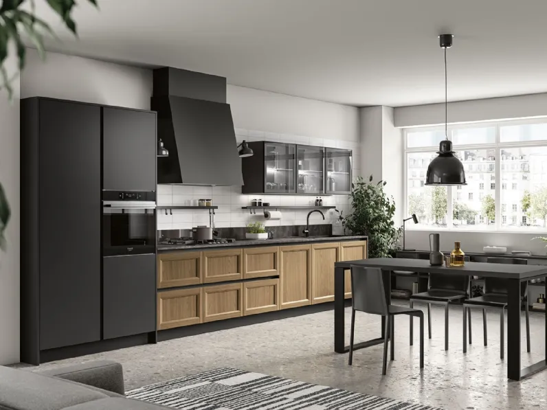 Cucina Moderna lineare Futura 13 di Colombini Casa Artec