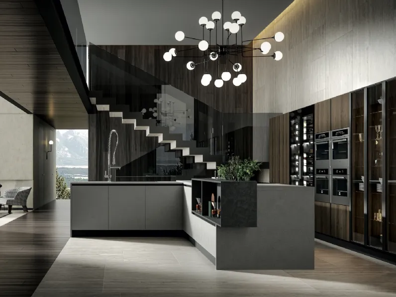 Cucina Moderna Genesi con isola di Home Cucine