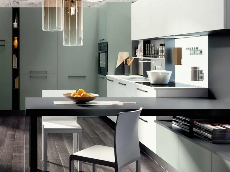 Cucina Moderna ad angolo Ginevra 04 di Ciao Cucine