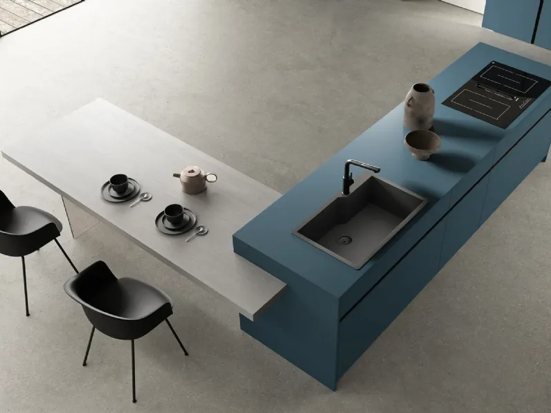 Cucina Moderna con isola HC-08 Moderno 01 di Astra