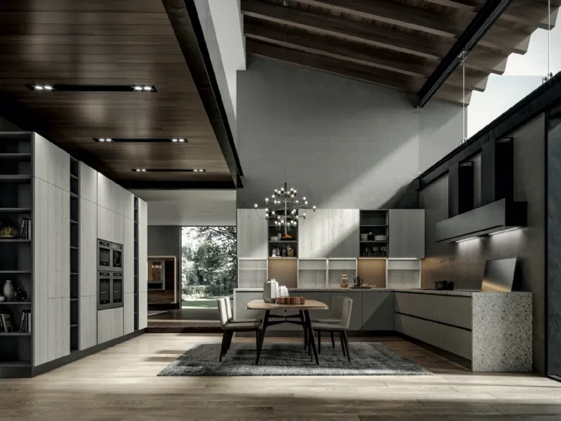 Cucina Moderna Genesi angolare di Home Cucine