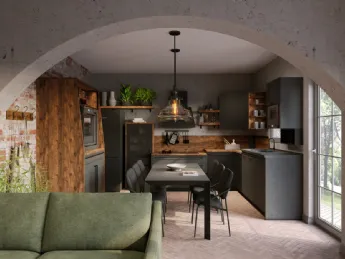 Angolare 26: design industriale di Life Cucine
