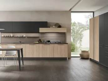 La cucina lineare Infinity 09 di Stosa incarna la massima espressione del design moderno.