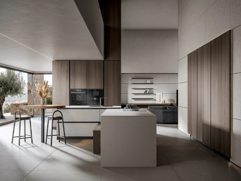 Cucina Moderna Infinity con isola di Home Cucine