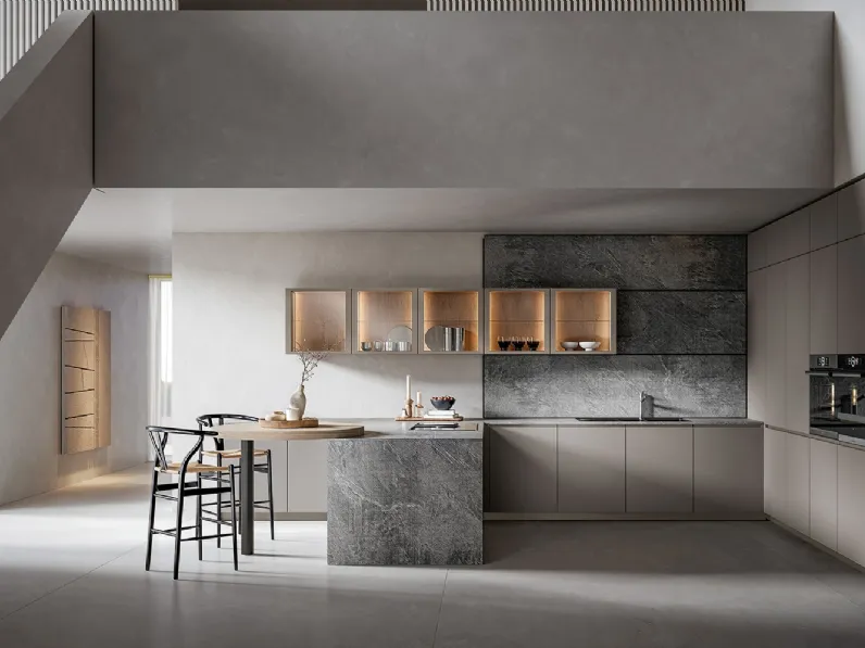 Cucina Moderna Infinity con penisola di Home Cucine