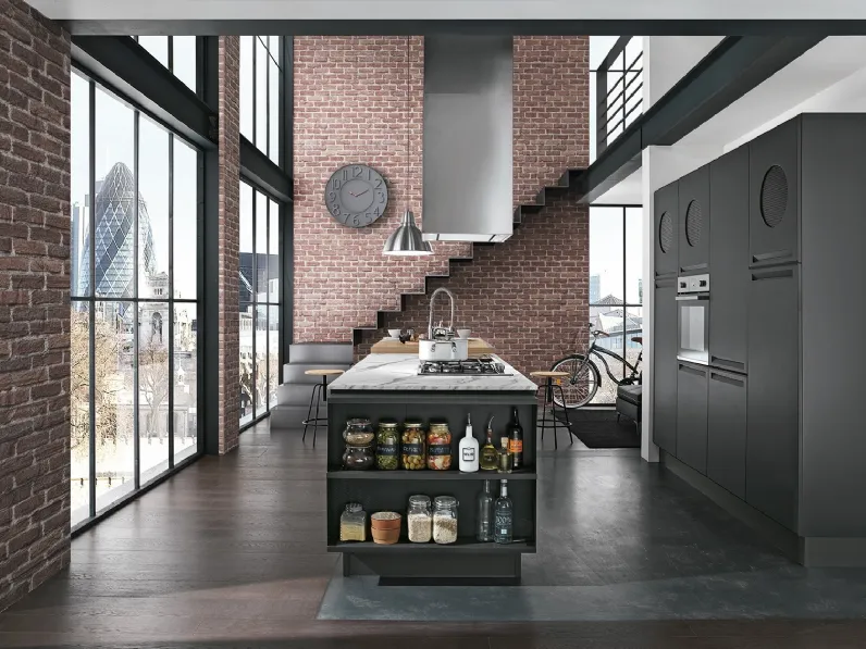 Cucina Moderna con isola Isla 01 di Colombini Kitchen