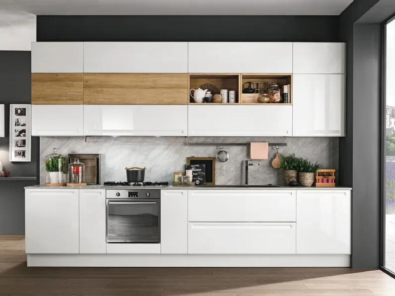 Cucina Moderna ad angolo Isla 05 di Colombini Casa Artec