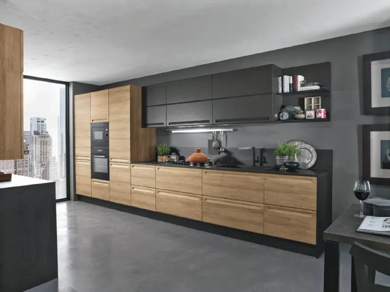 Cucina Moderna lineare Isla 06 di Colombini Kitchen