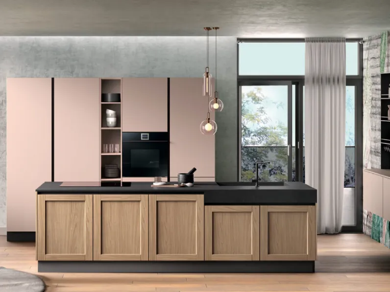 Cucina Moderna con isola Jazz 02 di Essebi