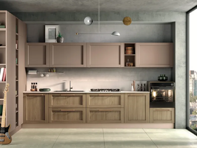 Cucina Moderna lineare Jazz 04 di Essebi