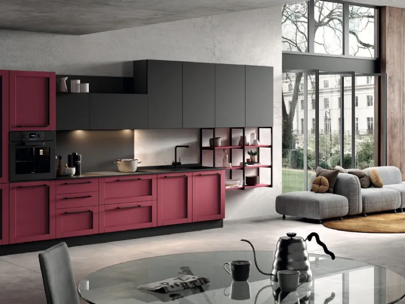 Cucina Moderna lineare Jazz 06 di Essebi