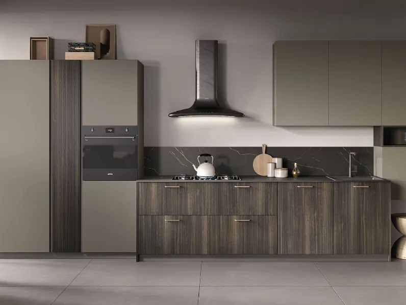 Cucina Moderna lineare Just24 02 di Essebi