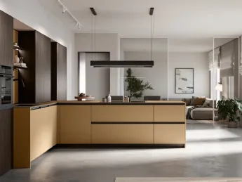 La Cucina Moderna Kalì 03 di Arredo3 unisce design contemporaneo e funzionalità.