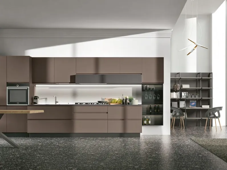 Cucina Moderna lineare Karma Modern 03 di Stosa