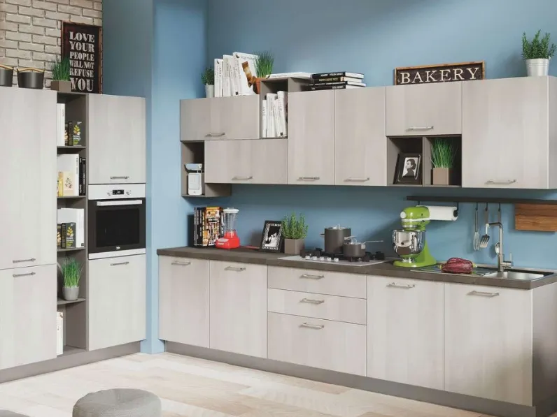 Cucina Moderna Kira 05 Yosemite Cipria di Net Cucine