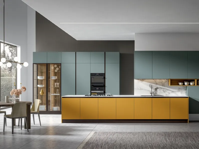 Cucina Moderna Klee con penisola di Home Cucine