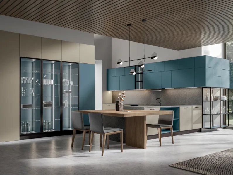 Cucina Moderna Klee con penisola di Home Cucine