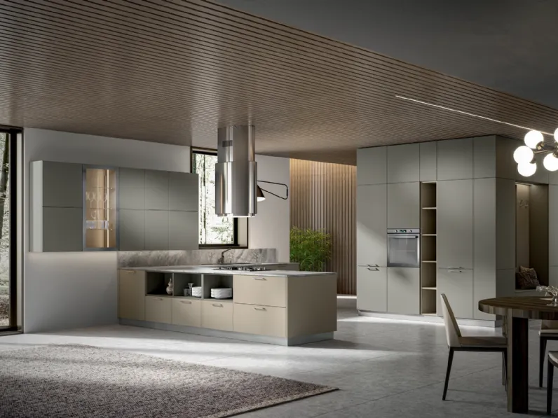 Cucina Moderna Klee con penisola di Home Cucine
