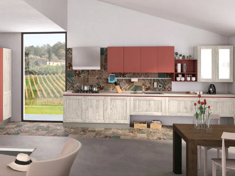 Cucina Moderna Kyra Telaio angolare di Creo