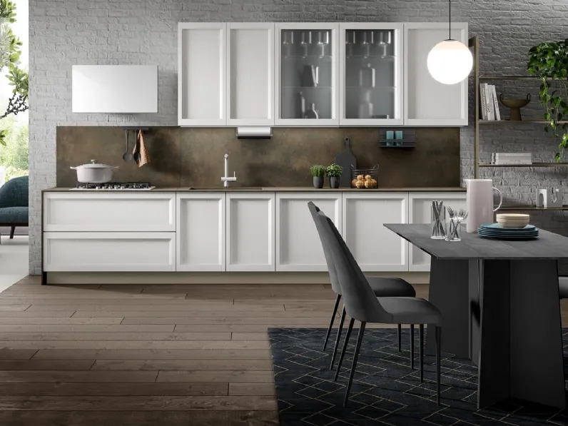 Cucina Moderna Lea ad angolo di Mobilturi