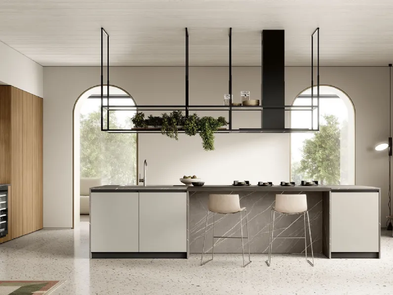 Cucina Moderna con isola Linea 09 di Colombini Casa Artec