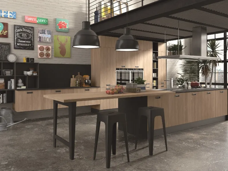 Cucina Moderna con isola Love 1 di Cucinesse