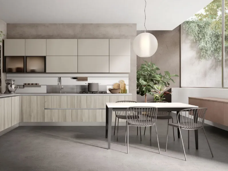 Cucina Moderna ad angolo Unica 11 di Lube