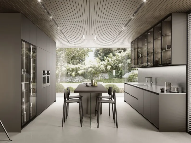 Cucina Moderna con isola Luxea 02 di Colombini Kitchen
