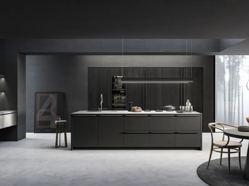 Cucina Moderna M2 Crea Nero di Meson's Cucine