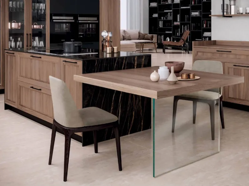 Cucina Moderna con isola Marilyn Noce di Composit