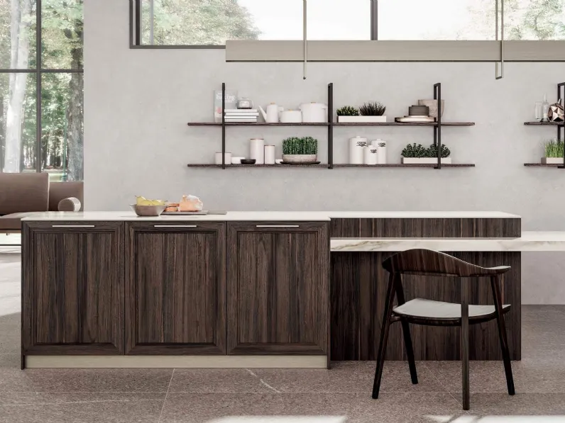 Cucina Moderna con isola Marilyn Rovere di Composit