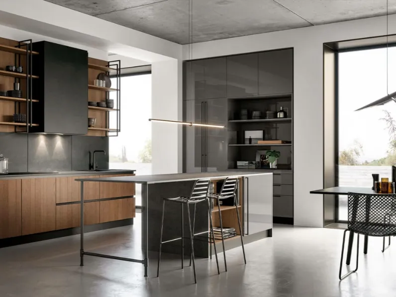 Cucina Moderna con isola Maryland 08 di Spagnol Cucine