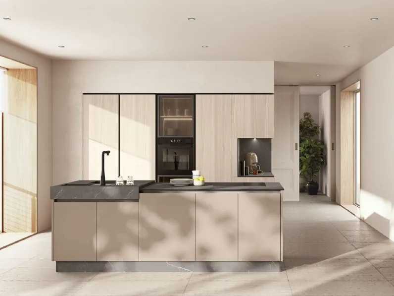 Cucina Moderna Maxima con isola di Creo