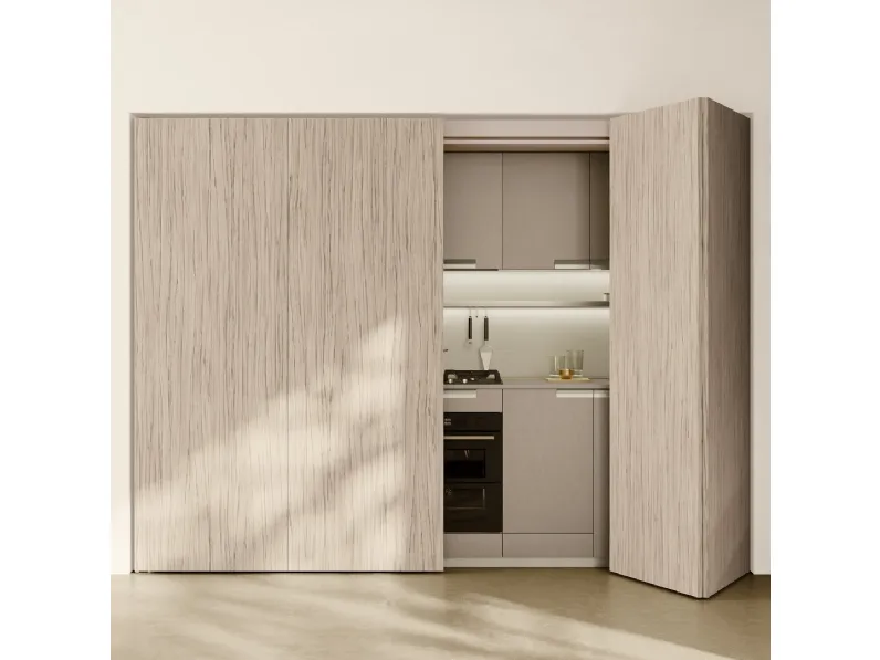 Cucina Moderna Maxima lineare a scomparsa di Creo
