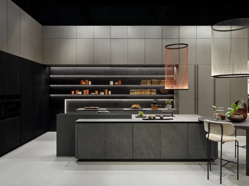 Cucina Moderna ME Materia Orobico Grigio di Meson's Cucine