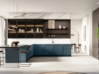 Cucina Moderna Meg di Arredo3: design elegante e funzionale per spazi contemporanei.