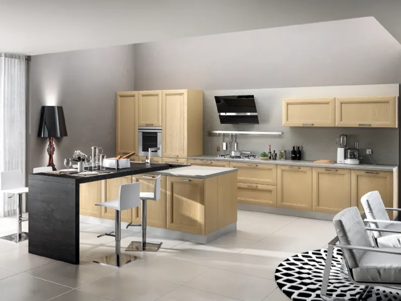 Cucina Moderna Metropoli con isola di Home Cucine