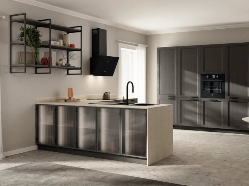Cucina Moderna con penisola Moda 08 di Scavolini