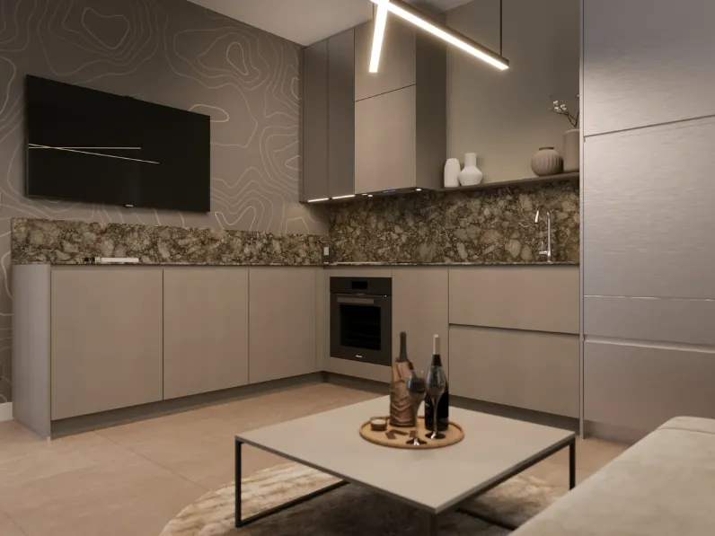 Cucina Moderna angolare Moderna di Life Cucine