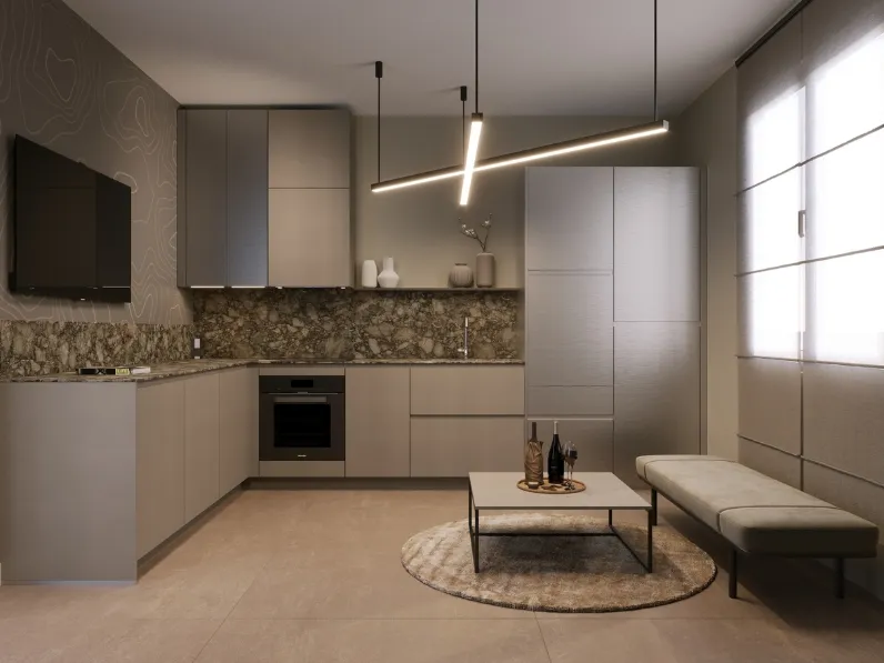 Cucina Moderna angolare Moderna di Life Cucine