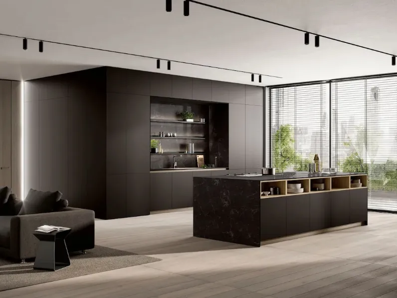 Cucina Moderna Modula Composizione 01 di Febal Casa