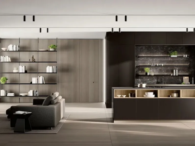 Cucina Moderna Modula Composizione 01 di Febal Casa