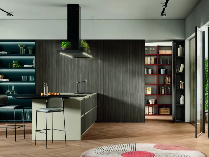 Cucina Moderna Modula Composizione 06 di Febal Casa