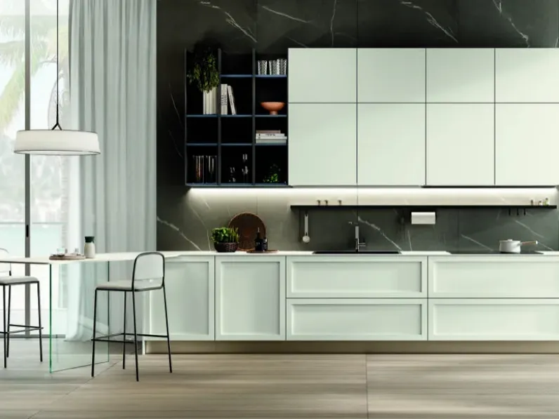 Cucina Moderna Modula Composizione 09 di Febal Casa