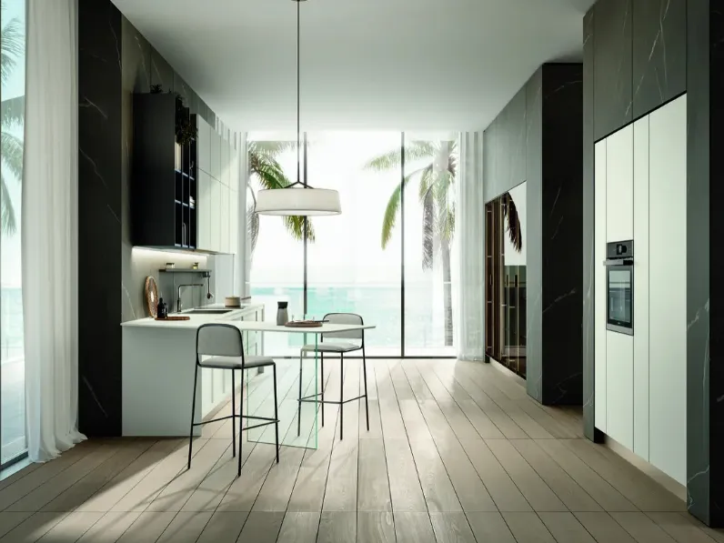 Cucina Moderna Modula Composizione 09 di Febal Casa