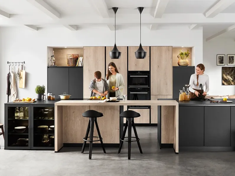 Cucina Moderna con isola Natura 744 di Nobilia