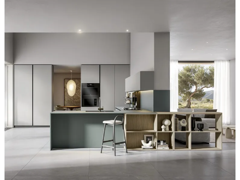 Cucina Moderna Nexa con penisola di Home Cucine