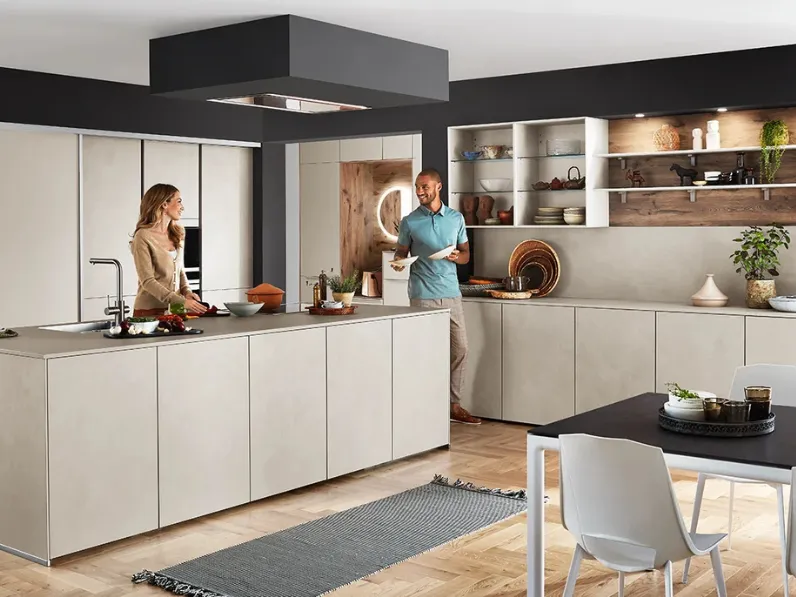 Cucina Moderna con isola Riva 842 di Nobilia
