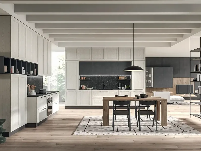 Cucina Moderna angolare Old Line Contemporaneo 07 di Astra