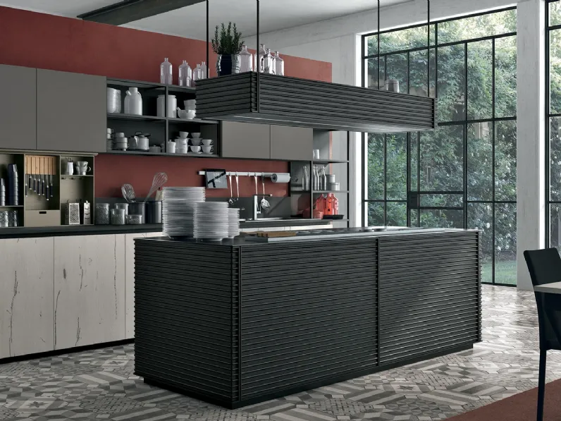 Cucina Moderna con isola Oltre 09 di Lube